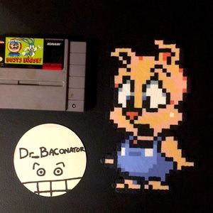 Hamton J Pig Perler Art